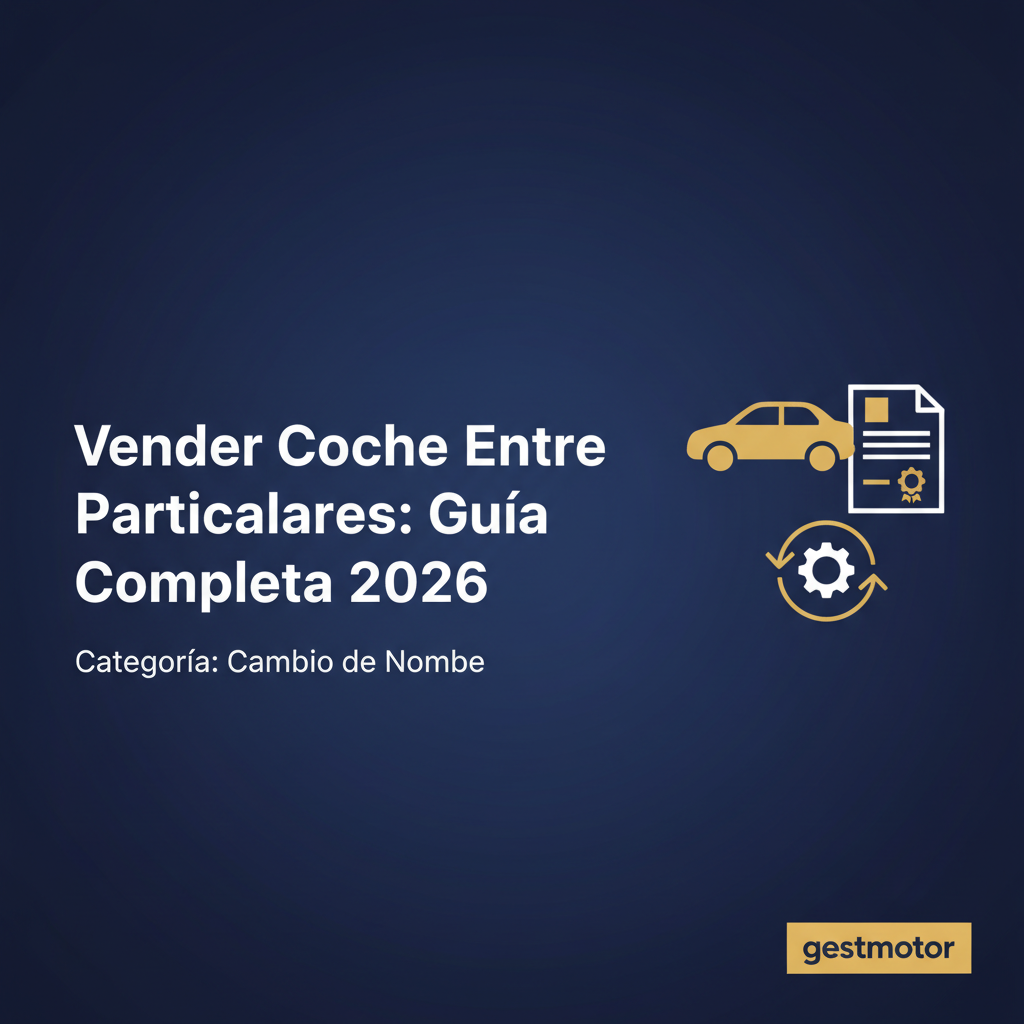 Vender Coche Entre Particulares: Guía Completa 2026 — Cambio de nombre